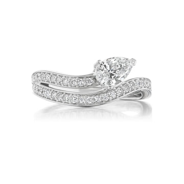 Diamond Spur Pave Ring