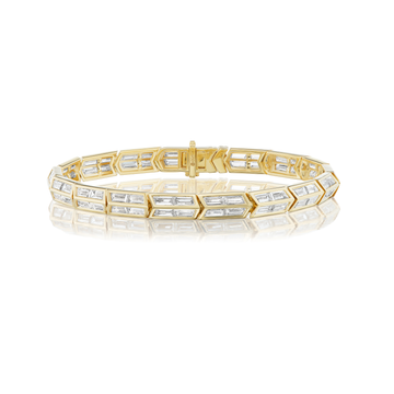 Diamond Spur Baguette Bracelet