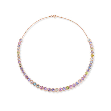 Texas Rose Wildflower Necklace