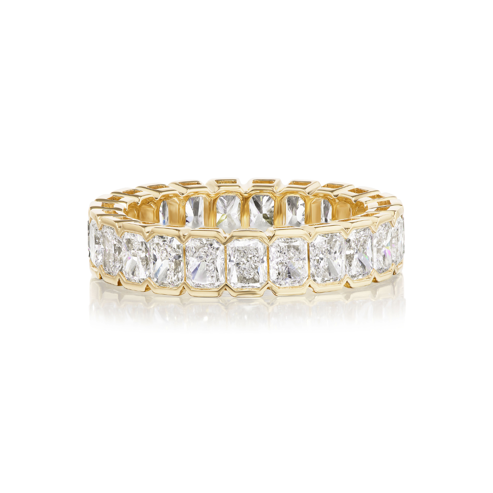 Riata North-South Emerald-Cut Eternity Bands