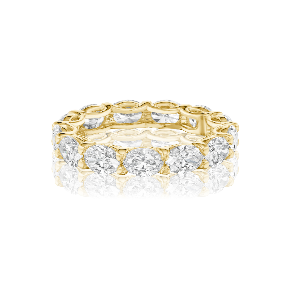 Highland East-West Oval Eternity Bands