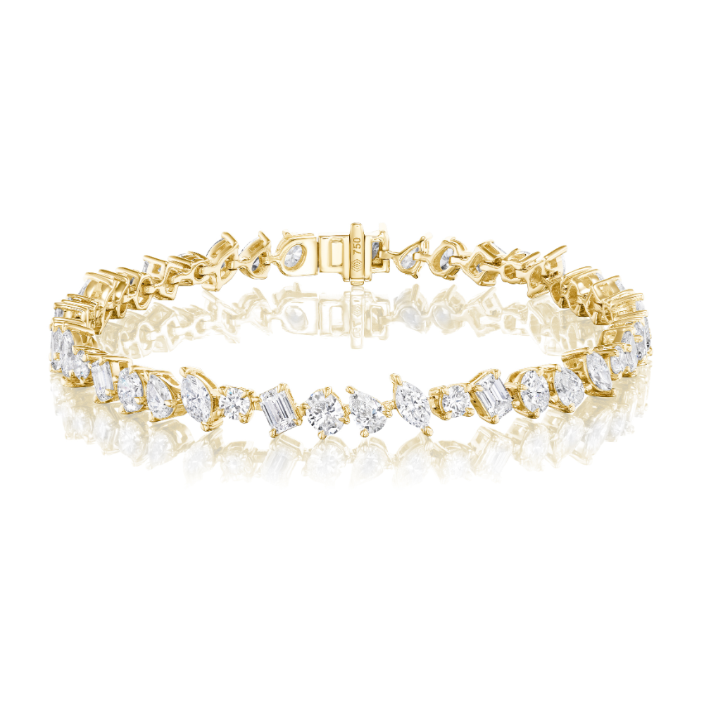 Cosmos Mixed-Cut Tennis Bracelet