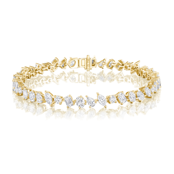 Cosmos Mixed-Cut Tennis Bracelet