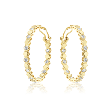 Texas Rose Alternating 1.5" Hoops