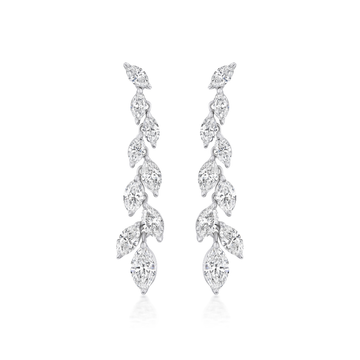 Bluebonnet Graduated Drop Pear Earrings