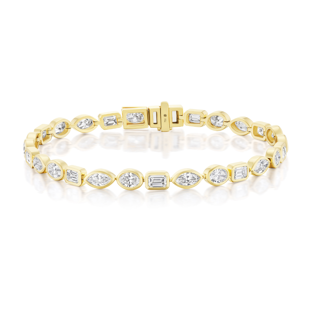Riata Mix Cut Tennis Bracelet