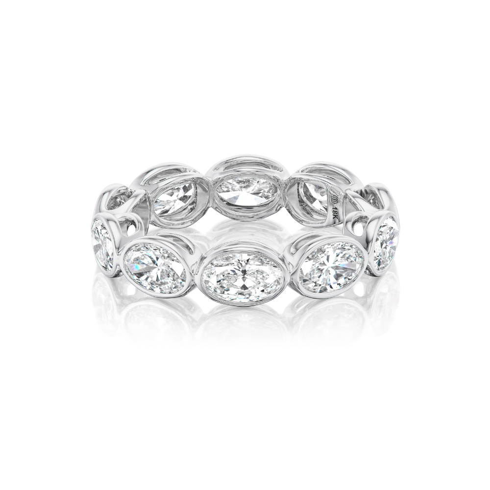 Riata East-West Oval Eternity Band