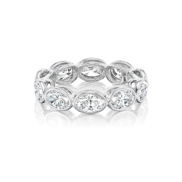 Riata East-West Oval Eternity Band